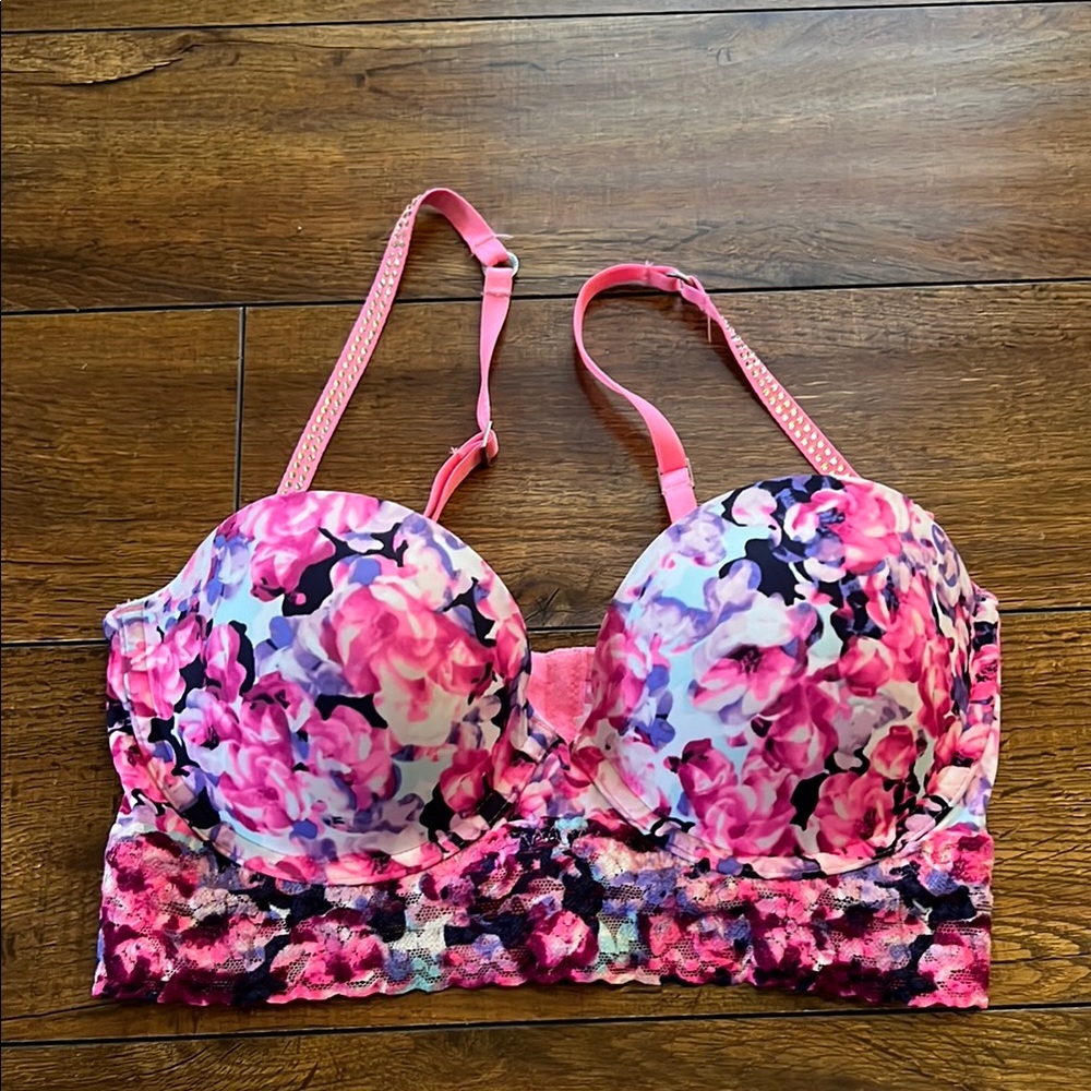 Floral Pink VS  Bra